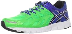 ASICS Men's Lyte33 Running Shoe,Apple Green/Black/Bright Blue,12 M US 