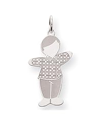Sterling Silver Lumber Jack Cuddle Charm