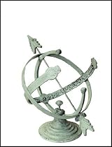 Rome Industries 1332 Aluminum Armillary Sundial