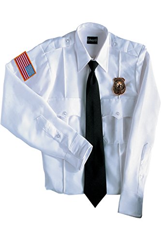 Edwards Garment Men's Security Long Sleeve Fashion Pockets Collar Shirt