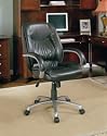 Brown Vinyl Office Chair