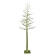 6' Chartreuse Glitter Metallic Artificial Christmas Display Tree