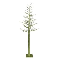 6' Chartreuse Glitter Metallic Artificial Christmas Display Tree