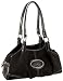 KATHY Van Zeeland Morning Glory Swagger Shopper,Black,one size