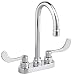 American Standard 7501.170.002 Monterrey Centerset Gooseneck Lavatory Faucet with Pop...