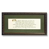 May Those Who Love Us - Irish Saying - Glass Framed 14 x 7 Print