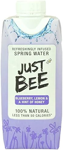 Just Bee - Refreshingly Infused Spring Water - Blueberry, Lemon &amp; A Hint of Honey - 330ml