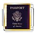 Usa Passport Italian Charms Bracelet Link