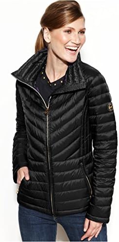 MICHAEL Michael Kors Packable Quilted Down Puffer Coat Black