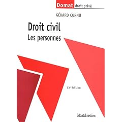 Droit civil : Les personnes