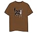 scottish fold - Scottish Fold- Image T-Shirt, Brown, Small