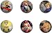 Set of 6 HIKARU NO GO Pinback Buttons 1.25" Pins / Badges