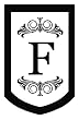 Monogram Regalia Garden Size Flag - F