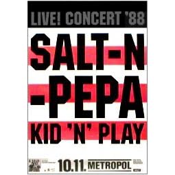 SALT N PEPA Live Concert 1988 Music Poster