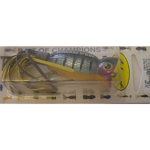 ArboGast Hula-Popper – 3/8 Ounce – Blk/Blu/Yell/Red