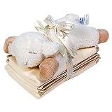 Cloud b Baby Sleep Sheep with Rattle and 3 Spill... by Cloud b