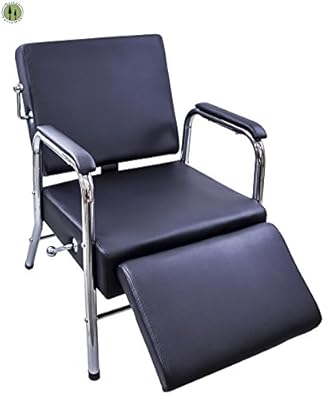 Reclining Shampoo Spa Chair Black Salon Equipment Waiting Chair