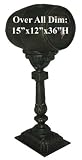 Cast Iron Wine Barrow Mailbox Mail Box with Stand