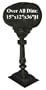Cast Iron Wine Barrow Mailbox Mail Box with Stand