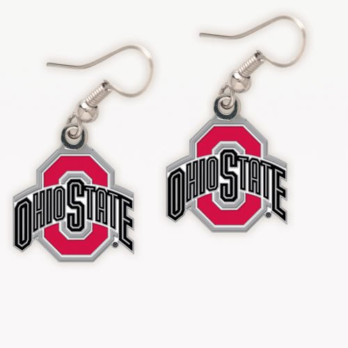 Ohio State University Dangle Earrings