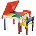 Brand NEW in Box and Lego and/or Duplo Compatible 2 in 1 Block Brick Construction Table and Chair Set Great for Crafts, Puzzles, Play Doh, Like Tot Tutors