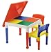 Brand NEW in Box and Lego Duplo Compatible 2 in 1 Block Brick Construction Table and Chair Set Great for Crafts, Puzzles, Play Doh, Like Tot Tutors Image