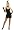 20's Flapper Sequin Dress Costume - Large