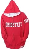 Men`s Ohio State Buckeyes Solid Solstice Old Field Full Zip Hooded Sweatshirt