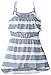 Dream Star Little Girls' Stripe Hi Low Ruffle Dress