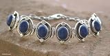 Lapis lazuli bracelet, 'Majestic Blue' 0.6 W 7.9 L