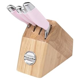 KitchenAid Cook For The Cure 5-Piece Cutlery Prep Set, Pink by Lifetime Brands