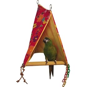 Super Bird Creations Peekaboo Perch Tent Large Bird Toy