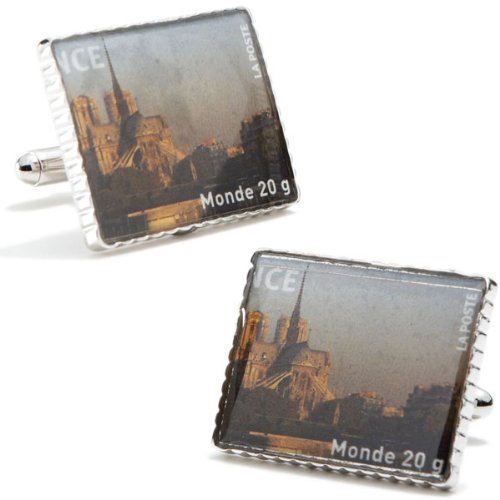 Notre Dame French Stamp Cufflinks Cuff Links