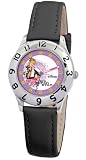 Disney Kids' Hannah Montana Time Teacher Black Leather Strap Watch #D840S006 Disney Kids' Hannah Montana Time Teacher Black Leather Strap Watch #D840S006