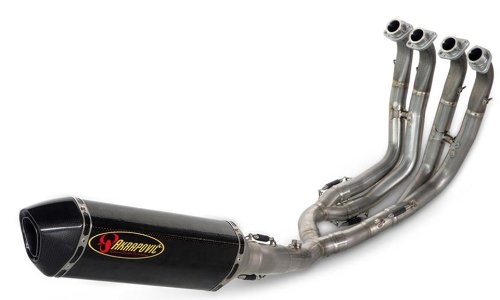 Akrapovic Racing Line Exhaust with Hexagonal Muffler - Carbon Fiber