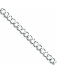14K White Gold Holds up to 31 2.5mm Stones Add-A-Diamond Tennis Bracelet Mo
