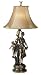 Grecian Goddess with Cherub Table Lamp