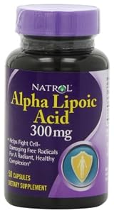 Natrol Alpha Lipoic Acid 300mg Capsules, 50-Count (Pack of 3)