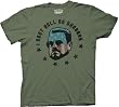 Big Lebowski Roll On Shabbas Mens Olive T-shirt