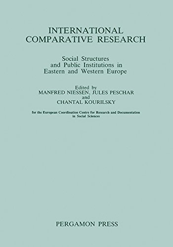 International Comparative Research: Social Structures and Public Institutions in Eastern and Western Europe