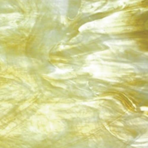 Wissmach Beige Wispy Iridescent Stained Glass Sheets - 3 Pieces 8" X 12" (2sf)