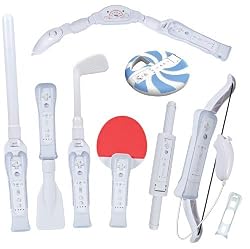 CTA Digital Wii Sports Resort 8-in-1 Sports Pack (White)