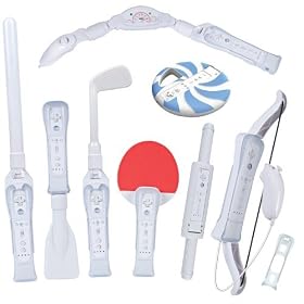 CTA Digital Wii Sports Resort 8-in-1 Sports Pack (White)