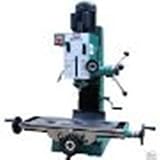 Bolton 9" X 32" Mill with Dovetail Column, Tapping Switch, 6 4/5"Cross Travel,22" Compound Travel, 2 Hp Variable Speed Gear Driven No Belt Changes Required, R8 Taper,110 or 220 Setup