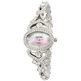 Pedre Womens 4360SX Silver-Tone Crystal Bracel