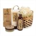Eco Bath Body Gift Basket Set Lotion Get Scrub Crystals