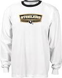 Pittsburgh Steelers White Bloc Party Long Sleeve Ringer T-Shirt