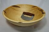 Rock Maple Chopping Bowl with Cabbage Style Chopper