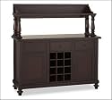 Pottery Barn PB Montego Wine Buffet & Hutch
