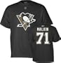 Evgeni Malkin Black Reebok Name and Number Pittsburgh Penguins T-Shirt